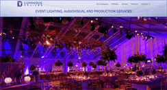 Desktop Screenshot of luminousdesigns.com